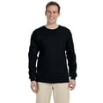 thumbnail image 1 of Gildan G240 Ultra Cotton 100% Cotton Long Sleeve T-Shirt, Black, 3X, Pack Of 3, Mens T-Shirts, 1 of 1