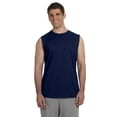 thumbnail image 1 of Gildan G270 Ultra Cotton Sleeveless T-Shirt, Navy, XL, 1 of 2