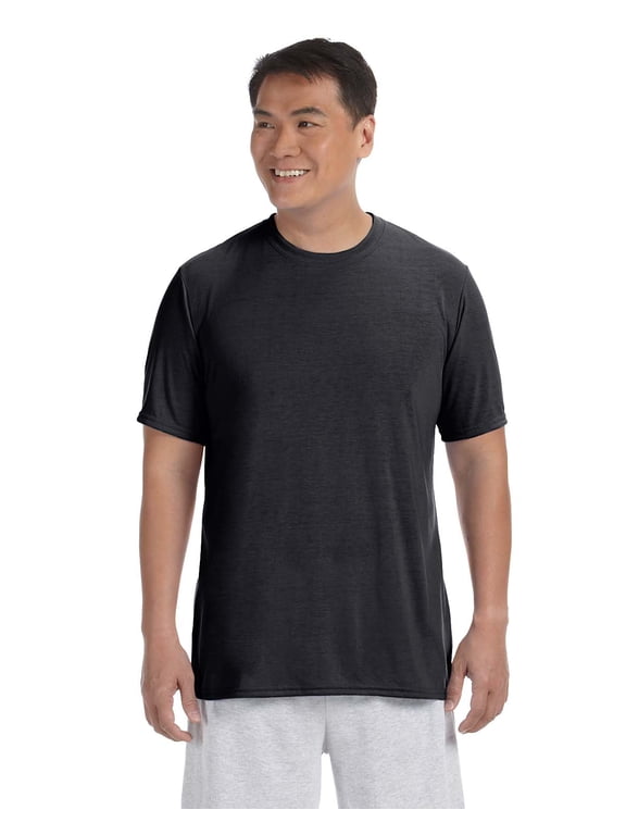 G420 Adult Performance Adult 5 oz. T-Shirt, Black, 2X, Pack Of 2, Mens T-Shirts