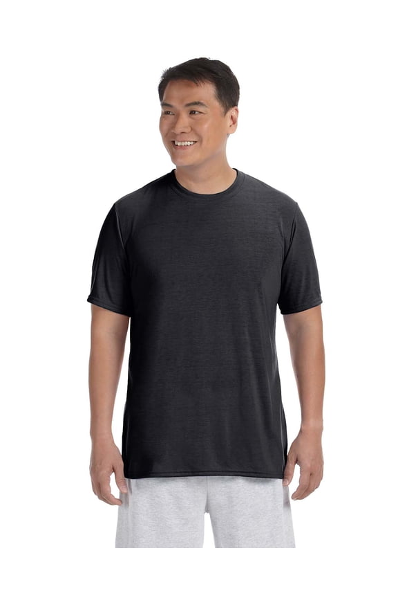 G420 Adult Performance Adult 5 oz. T-Shirt, Black, 2X, Pack Of 2, Mens T-Shirts