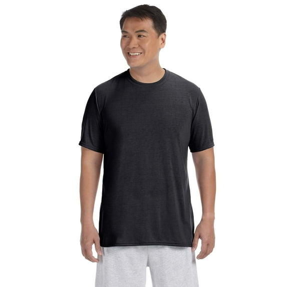 Gildan G420 Adult Performance Adult 5 oz. T-Shirt, Black, 2X, Pack Of 3, Mens Workout Shirts