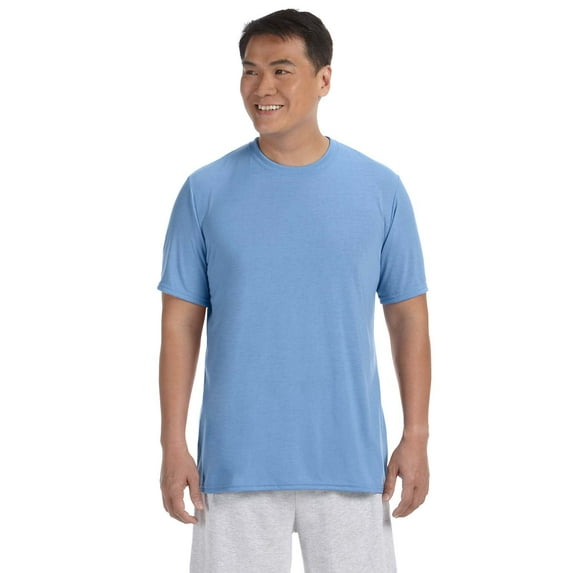 Gildan G420 Adult Performance Adult 5 oz. T-Shirt, Carolina Blue, M, Pack Of 5, Men's T-Shirt