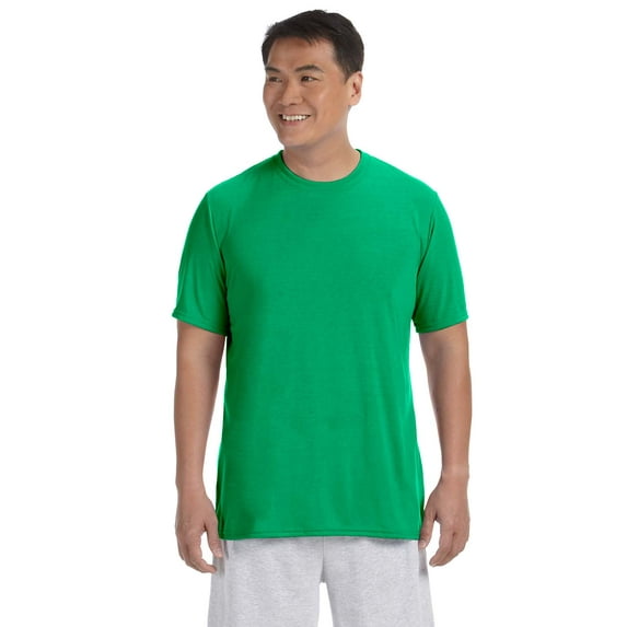 Gildan G420 Adult Performance Adult 5 oz. T-Shirt, Irish Green, 2X, Pack Of 2, Mens T-Shirts