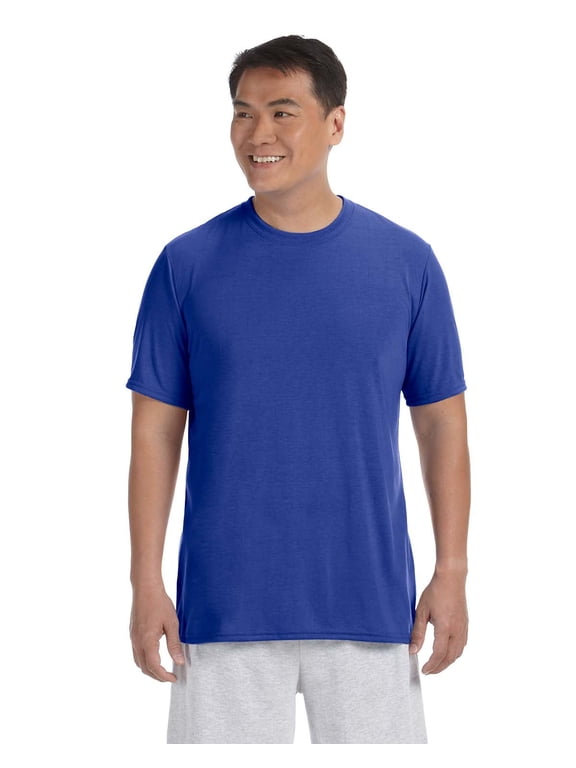 G420 Adult Performance Adult 5 oz. T-Shirt, Royal, M, Pack Of 5, Mens T-Shirts