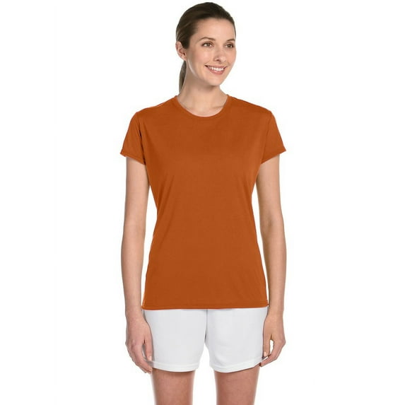 Gildan G420L Performance Ladies T-Shirt -Texas Orange-Small