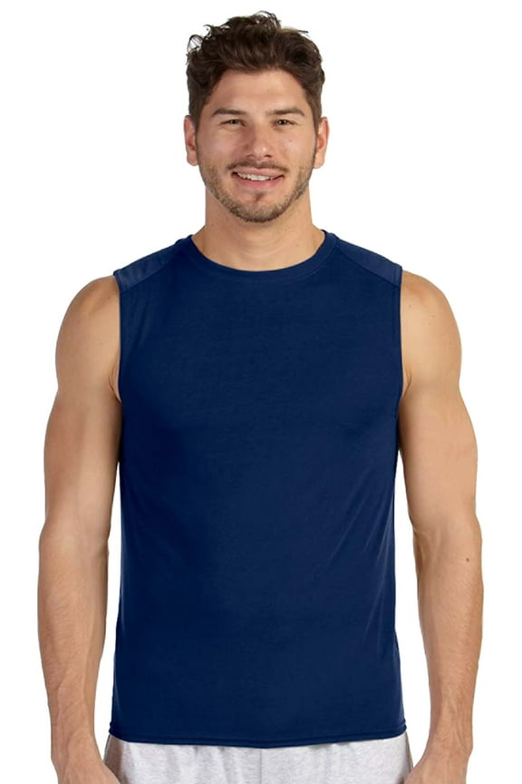 G427 Performance Sleeveless T-Shirt -Navy-Small