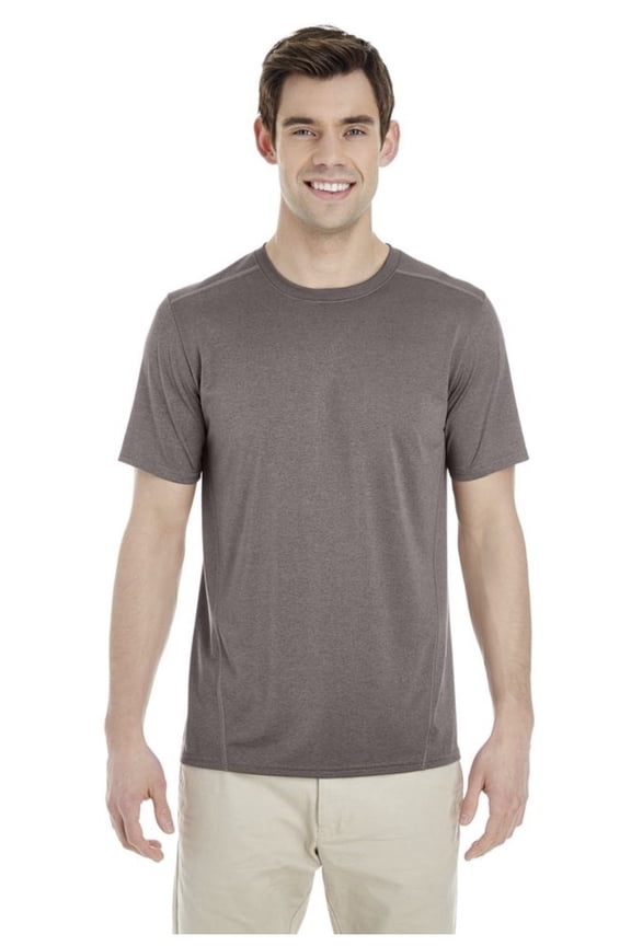 G470 Men's Tech Short-Sleeve Performance T-Shirt Marbled Charcoal XS