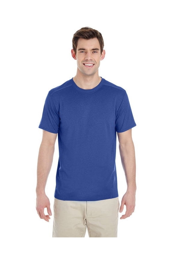 G470 Men's Tech Short-Sleeve Performance T-Shirt Marbled Royal XS