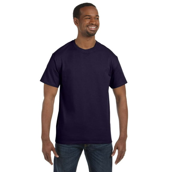 Gildan G500 Adult Heavy Cotton T-Shirt, Blackberry, L, Pack Of 10, Mens T-Shirts