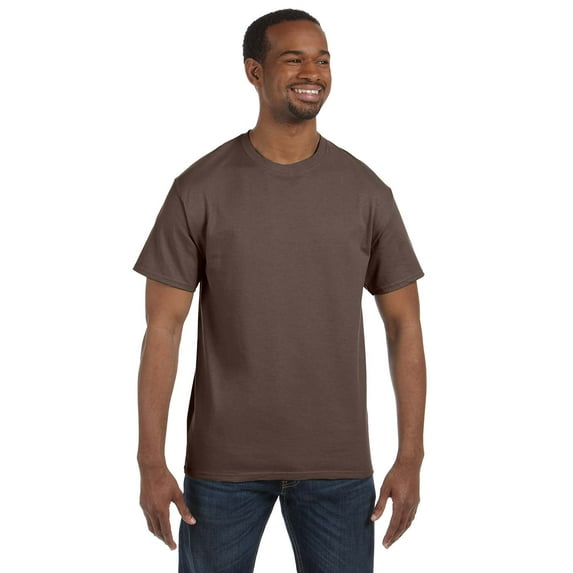 Gildan G500 Adult Heavy Cotton T-Shirt, Brown Savana, XL, Pack Of 12, Mens T-Shirts