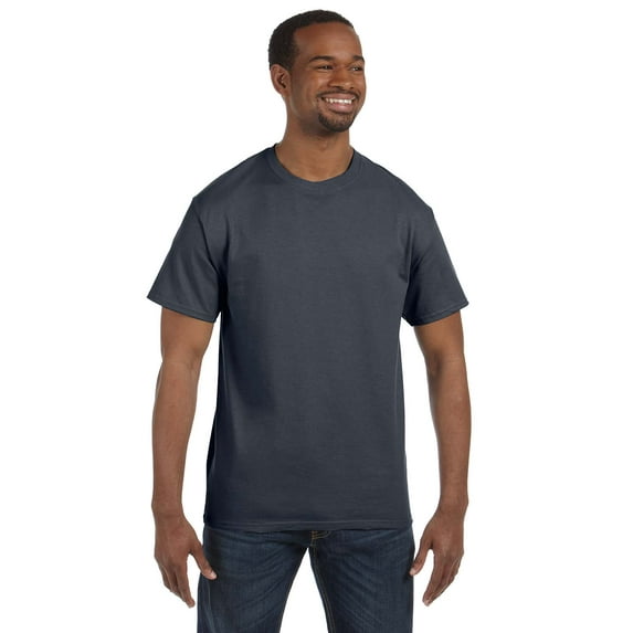 Gildan G500 Adult Heavy Cotton T-Shirt, Charcoal, 4X, Pack Of 10, Mens T-Shirts