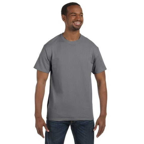Gildan G500 Adult Heavy Cotton T-Shirt, Gravel, S, Pack Of 10, Mens T-Shirts