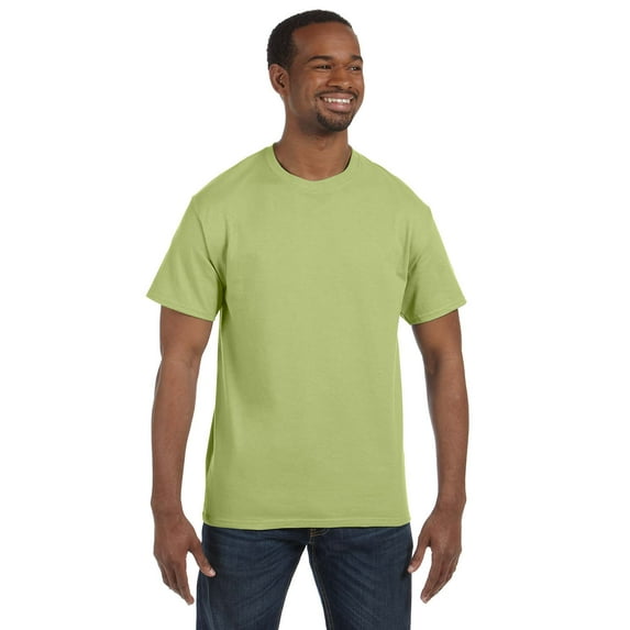 Gildan G500 Adult Heavy Cotton T-Shirt, Kiwi, L, Pack Of 3, Mens T-Shirts