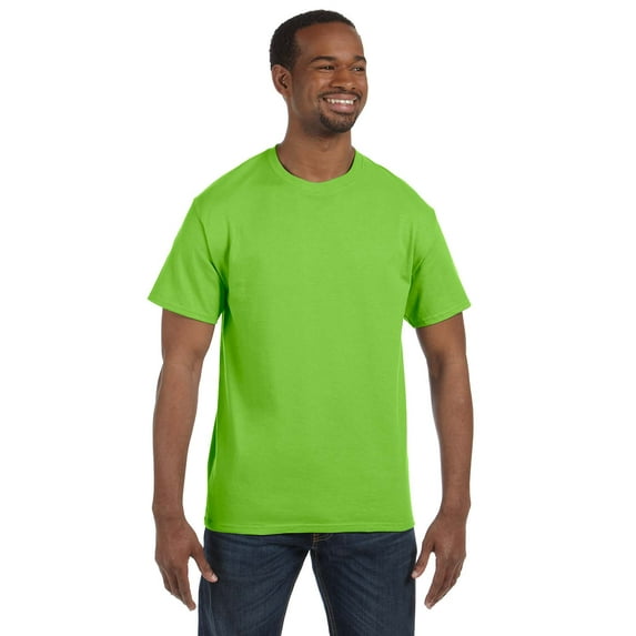 Gildan G500 Adult Heavy Cotton T-Shirt, Lime, M, Pack Of 12, Mens T-Shirts