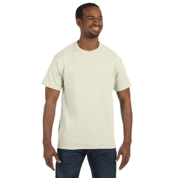 Gildan G500 Adult Heavy Cotton T-Shirt, Natural, 2X, Pack Of 3, Men's T-Shirt