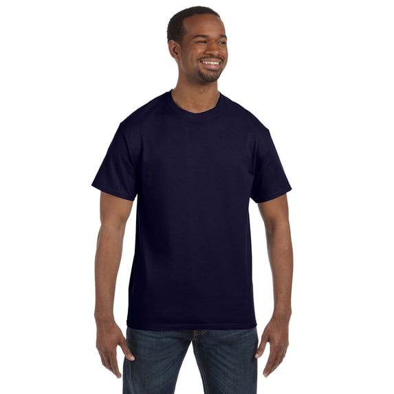 Gildan G500 Adult Heavy Cotton T-Shirt, Navy, L, Pack Of 12, Mens T-Shirts