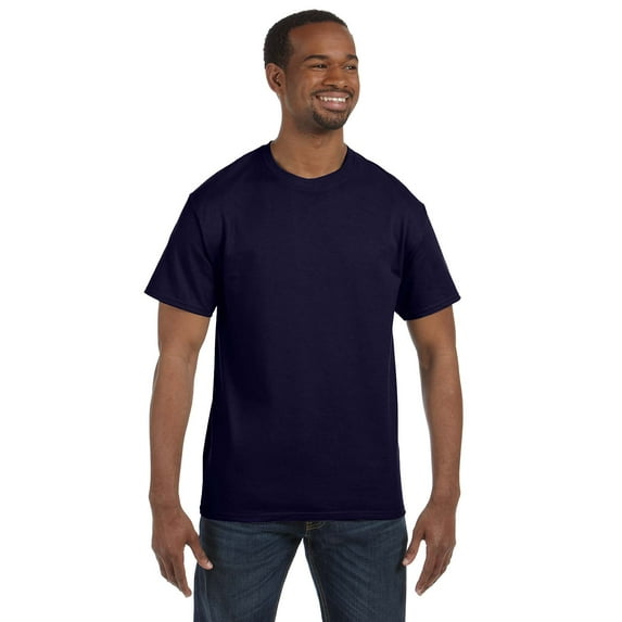 Gildan G500 Adult Heavy Cotton T-Shirt, Navy, XL, Pack Of 5, Mens T-Shirts