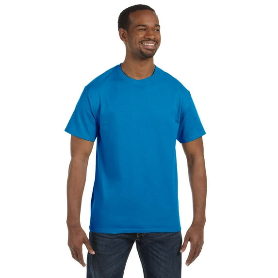 Gildan G500 Adult Heavy Cotton T-Shirt, Sapphire, L, Pack Of 12, Mens T-Shirts