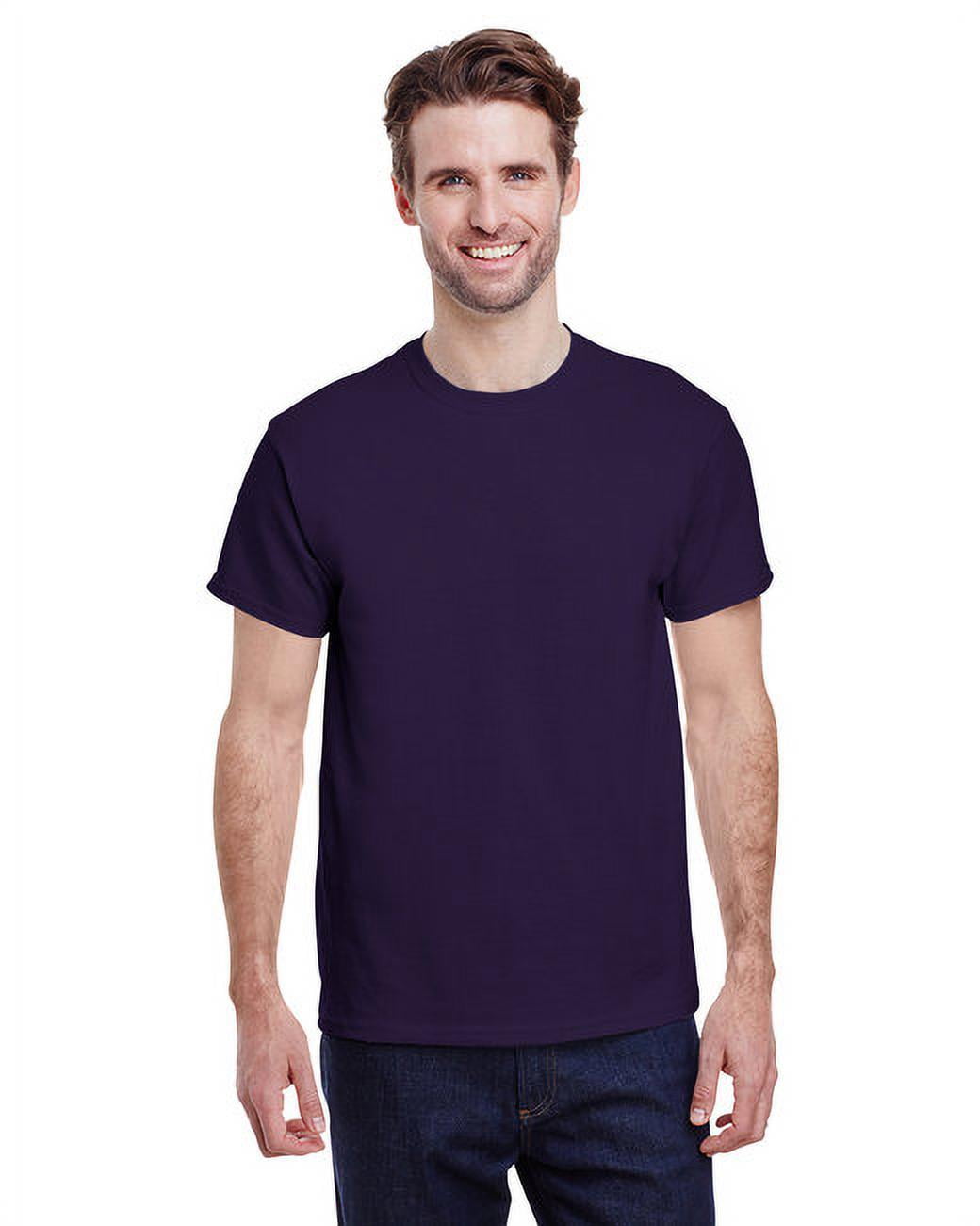 Gildan G500 Adult Unisex Blackberry Heavy Cotton T-Shirts, in Size