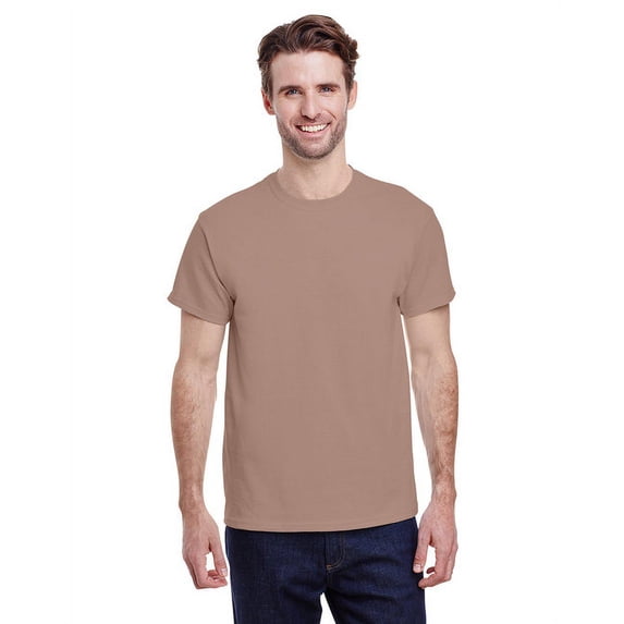 Gildan G500 Adult Unisex Brown Savana Heavy Cotton T-Shirts, in Size 3XL