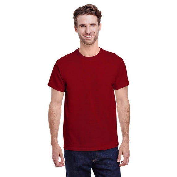 Gildan G500 Adult Unisex Garnet Heavy Cotton T-Shirts, 3 Pack in Size 3XL