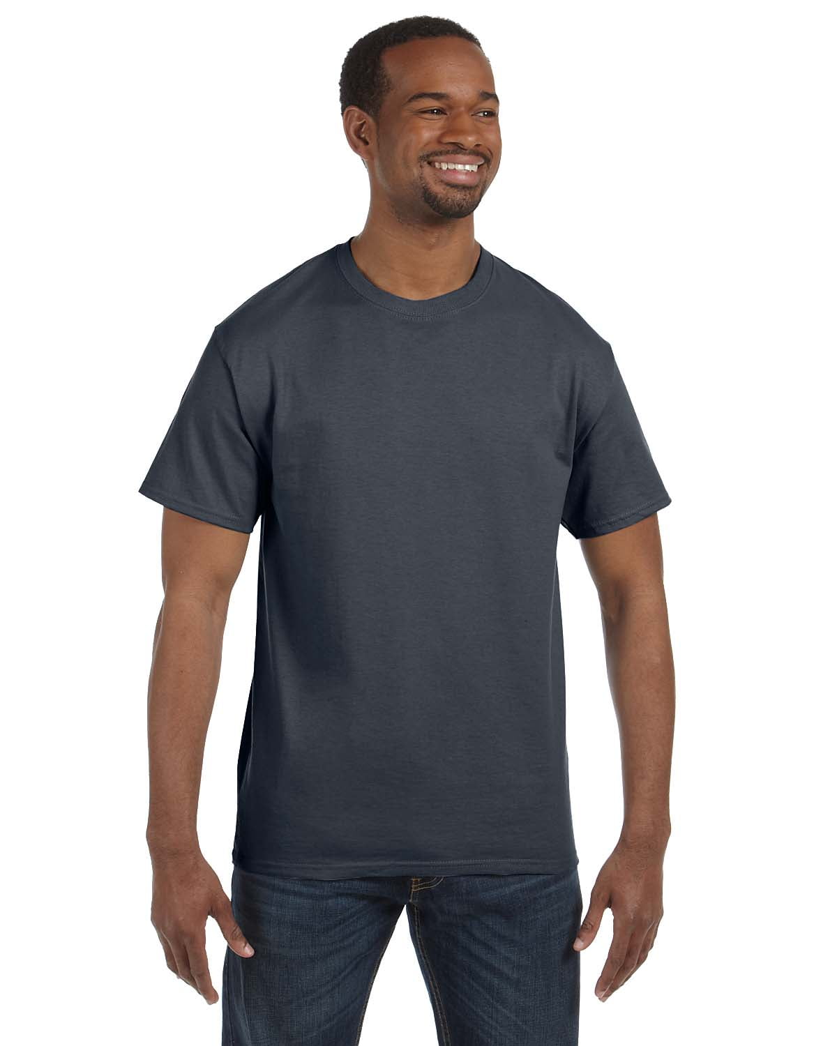 Gildan G500 Adult Heavy Cotton T-Shirt, Charcoal, S, Pack Of 10, Mens T-Shirts