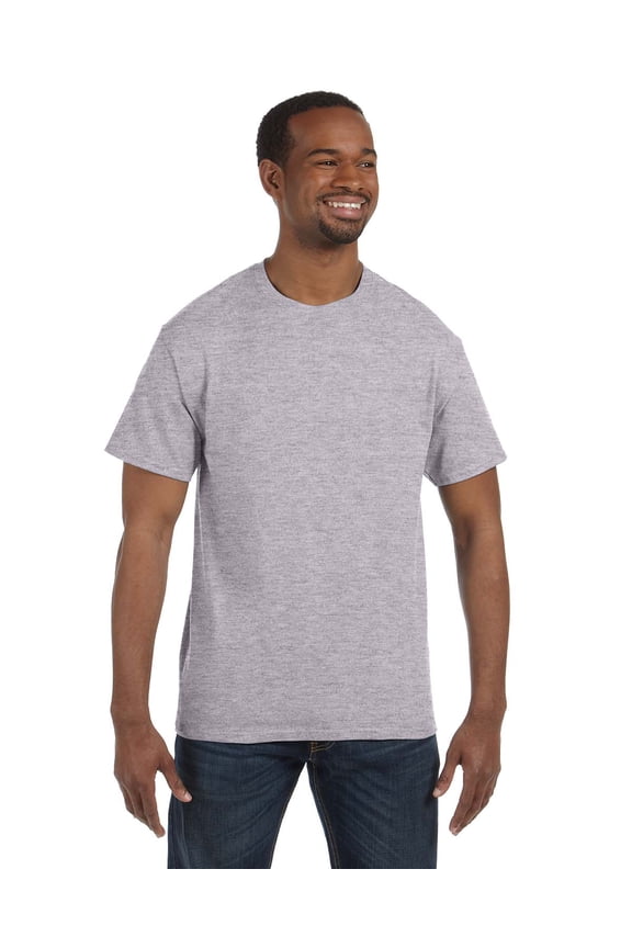 G500 Adult Heavy Cotton T-Shirt, Sport Grey, S, Pack Of 3, Mens T-Shirts