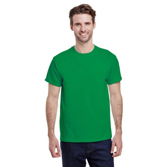 Gildan G500 Adult Unisex Irish Green Heavy Cotton T-Shirts, 3 Pack in Size 3XL