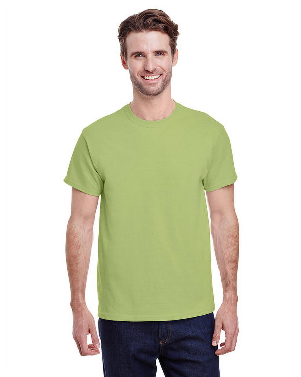 Confezione da 3 Gildan 18000 - Felpa girocollo - Military Green - XL