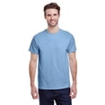 thumbnail image 1 of Gildan G500 Adult Unisex Light Blue Heavy Cotton T-Shirts, 3 Pack in Size 2XL, 1 of 3
