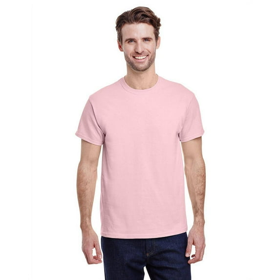 Gildan G500 Adult Unisex Light Pink Heavy Cotton T-Shirts, 3 Pack in Size XL