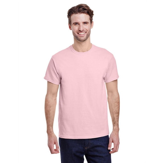 Gildan G500 Adult Unisex Light Pink Heavy Cotton T-Shirts, in Size 5XL