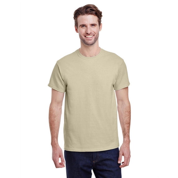 Gildan G500 Adult Unisex Sand Heavy Cotton T-Shirts, in Size 5XL