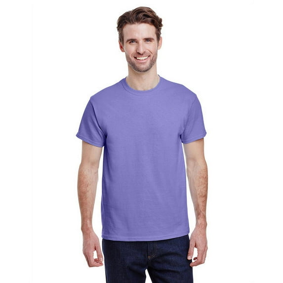 Gildan G500 Adult Unisex Violet Heavy Cotton T-Shirts, in Size 4XL
