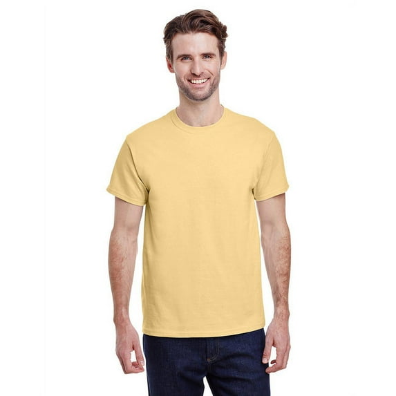 Gildan G500 Adult Unisex Yellow Haze Heavy Cotton T-Shirts, 3 Pack in Size 3XL