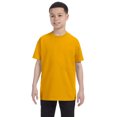 thumbnail image 1 of Gildan G500B Heavy Cotton Youth T-Shirt -Gold-Large, 1 of 2