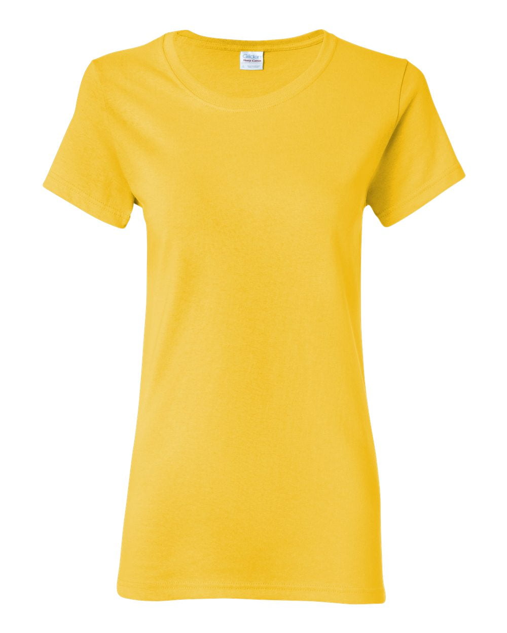 Gildan G500L Ladies Heavy Cotton T-Shirt – Missy Fit, Light Pink, Preshrunk 100% Cotton, Sizes S-3XL