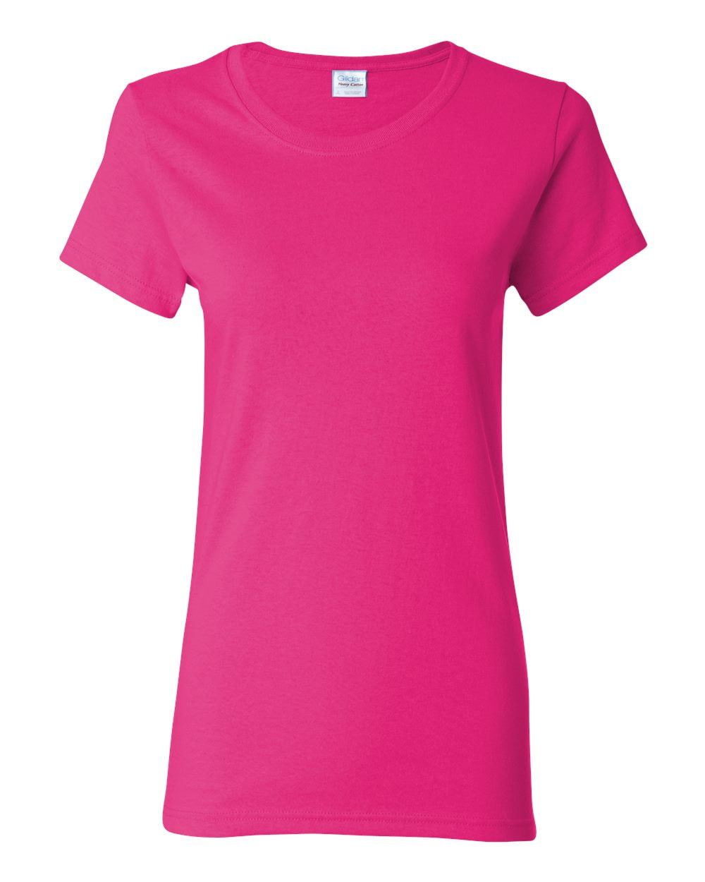 Gildan G500L Ladies Heavy Cotton T-Shirt – Missy Fit, Light Pink, Preshrunk 100% Cotton, Sizes S-3XL - View #2