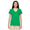 thumbnail image 1 of Gildan G500VL Ladies Heavy Cotton 100% Cotton V-Neck T-Shirt, 3X, Irish Green, 1 of 4