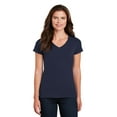 thumbnail image 1 of Gildan G500VL Ladies Heavy Cotton 100% Cotton V-Neck T-Shirt, Navy, XL, Pack Of 12, Tshirts for Women, 1 of 1