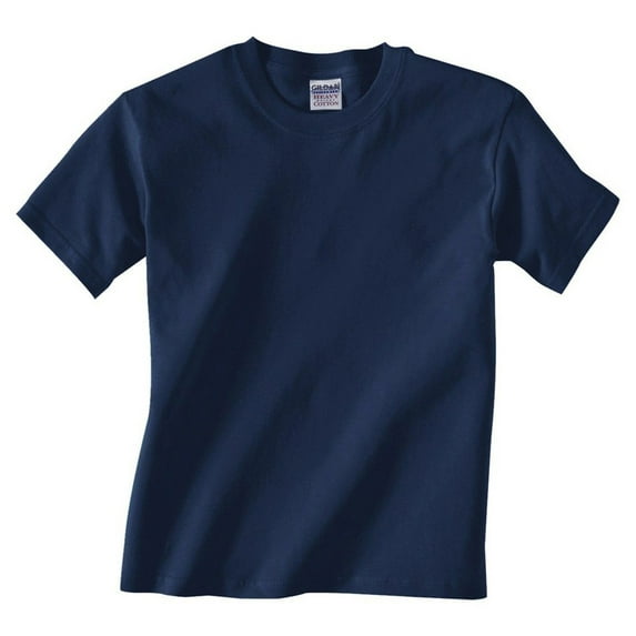 Gildan G510P Toddler Heavy Cotton T-Shirt, Navy, 4T, Pack Of 2, Boys Tshirts