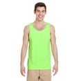 thumbnail image 1 of Gildan G520 Heavy Cotton Tank Top, Neon Green, XL, Pack 12, Mens Tank Tops, 1 of 1