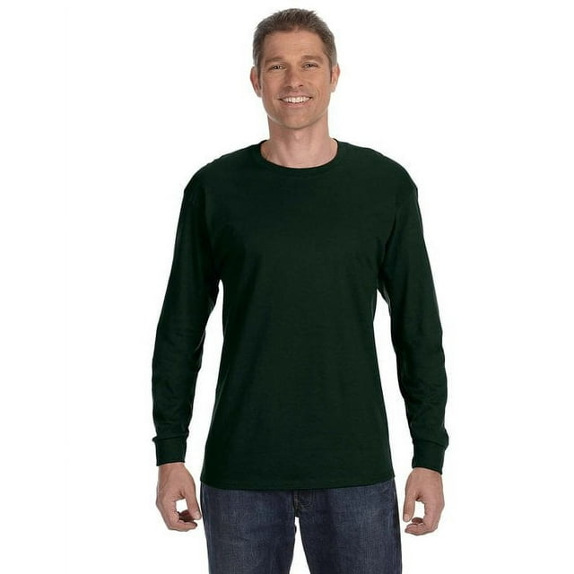 Gildan G540 Adult Heavy Cotton Long-Sleeve T-Shirt - Walmart.com