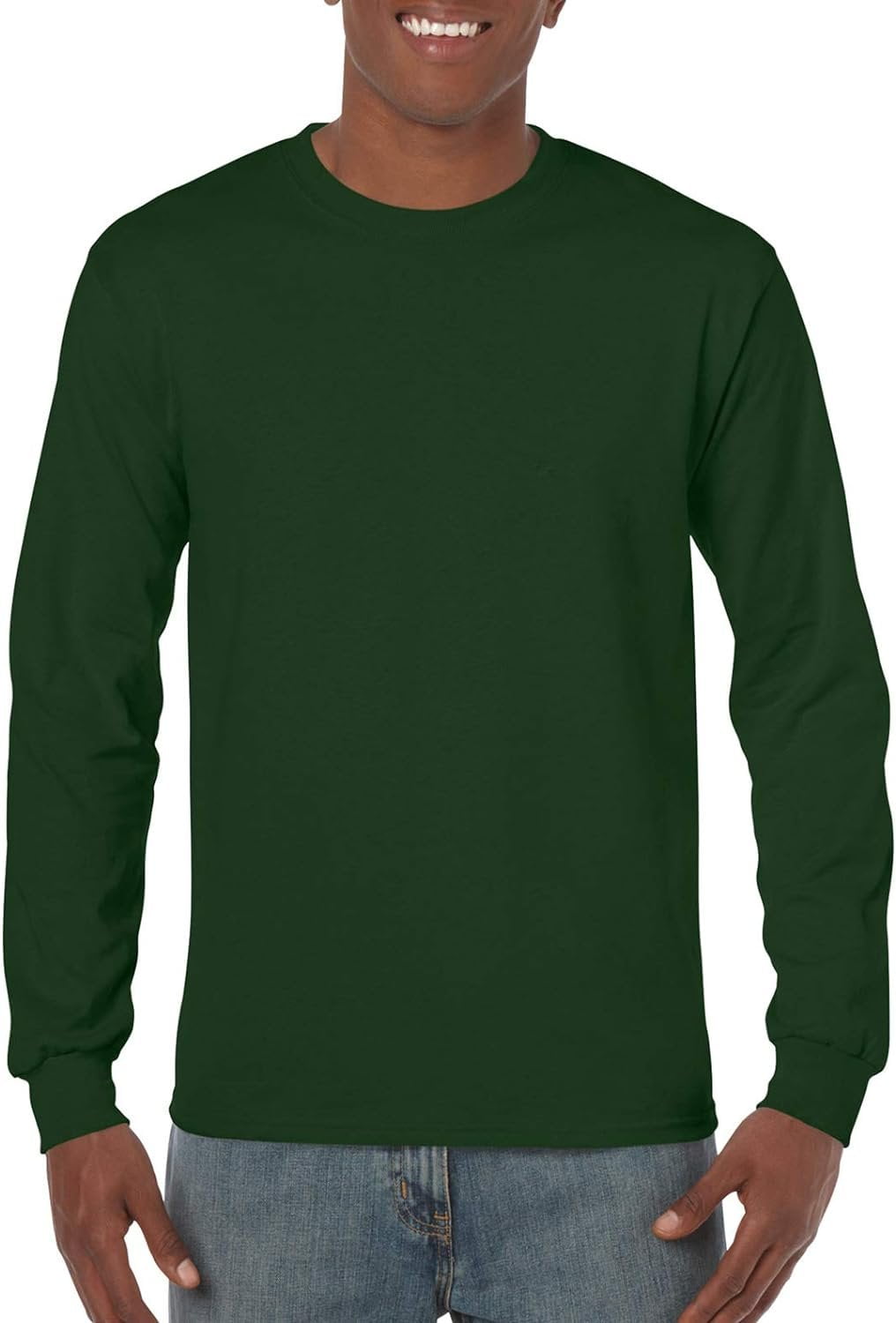 T-shirt a maniche lunghe Gildan in cotone pesante 100% cotone 5400