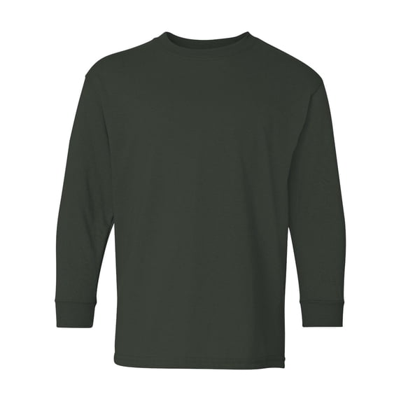 Gildan G540B Youth Cotton 5.3 oz. Long-Sleeve T-Shirt (2 PACK)
