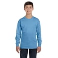 thumbnail image 1 of Gildan G540B Youth Heavy Cotton 100% Cotton Long Sleeve&nbsp;T-Shirt, Carolina Blue, XL, 1 of 4
