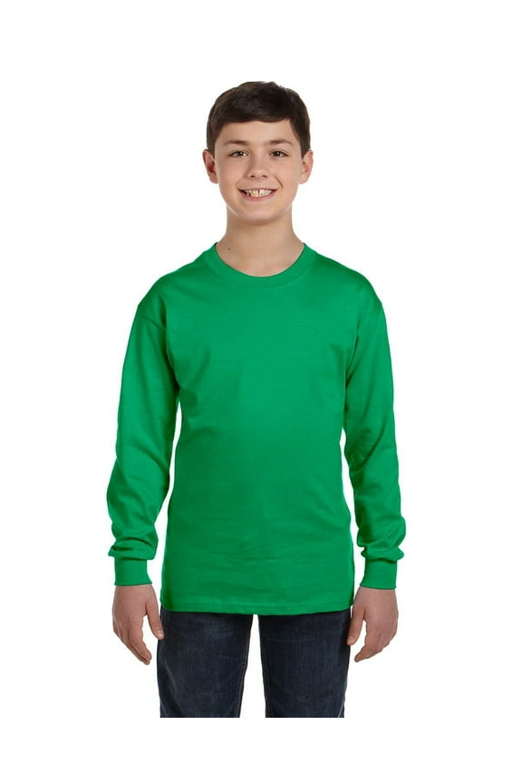 Youth Heavy Cottonâ„¢ Long-Sleeve T-Shirt