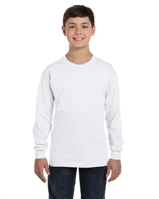 Gildan G540B Youth Heavy Cotton Long-Sleeve T-Shirt - Walmart.com