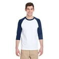 thumbnail image 1 of Gildan G570 Adult Heavy Cotton 3/4-Raglan Sleeve T-Shirt, 1 of 3