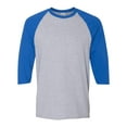 thumbnail image 1 of Gildan G570 Adult Heavy Cotton™ 5.3 oz. 3/4 Raglan Sleeve T-Shirt, 1 of 1